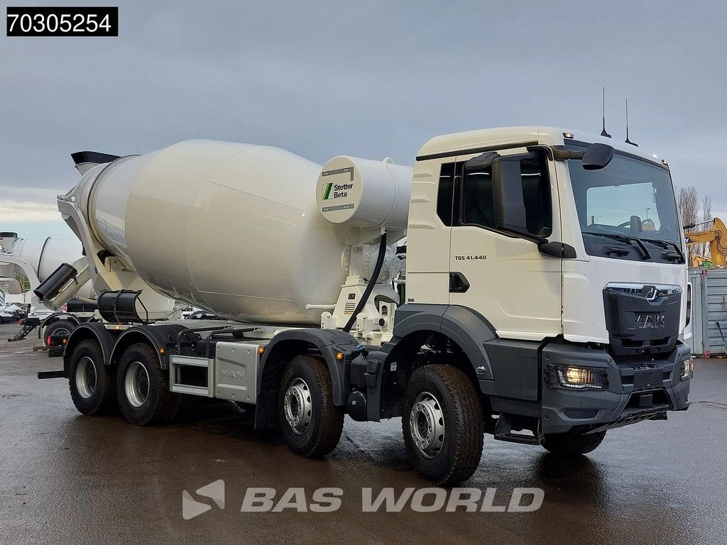 MAN TGS 41.440 8X4 NEW! 12m3 Stetter Mixer Big-Axle Steelsuspension Automatic Euro 6