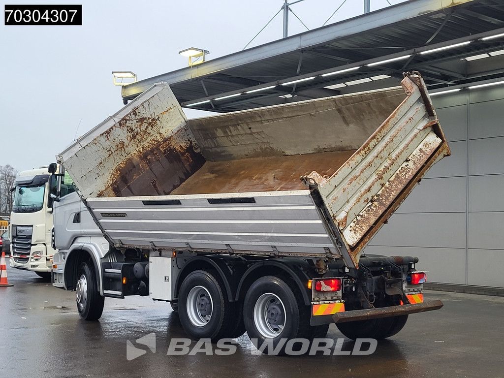 Scania R500 6X4 10m3 Meiller 3-side tipper V8 Big-Axle Steelsuspension Euro 5