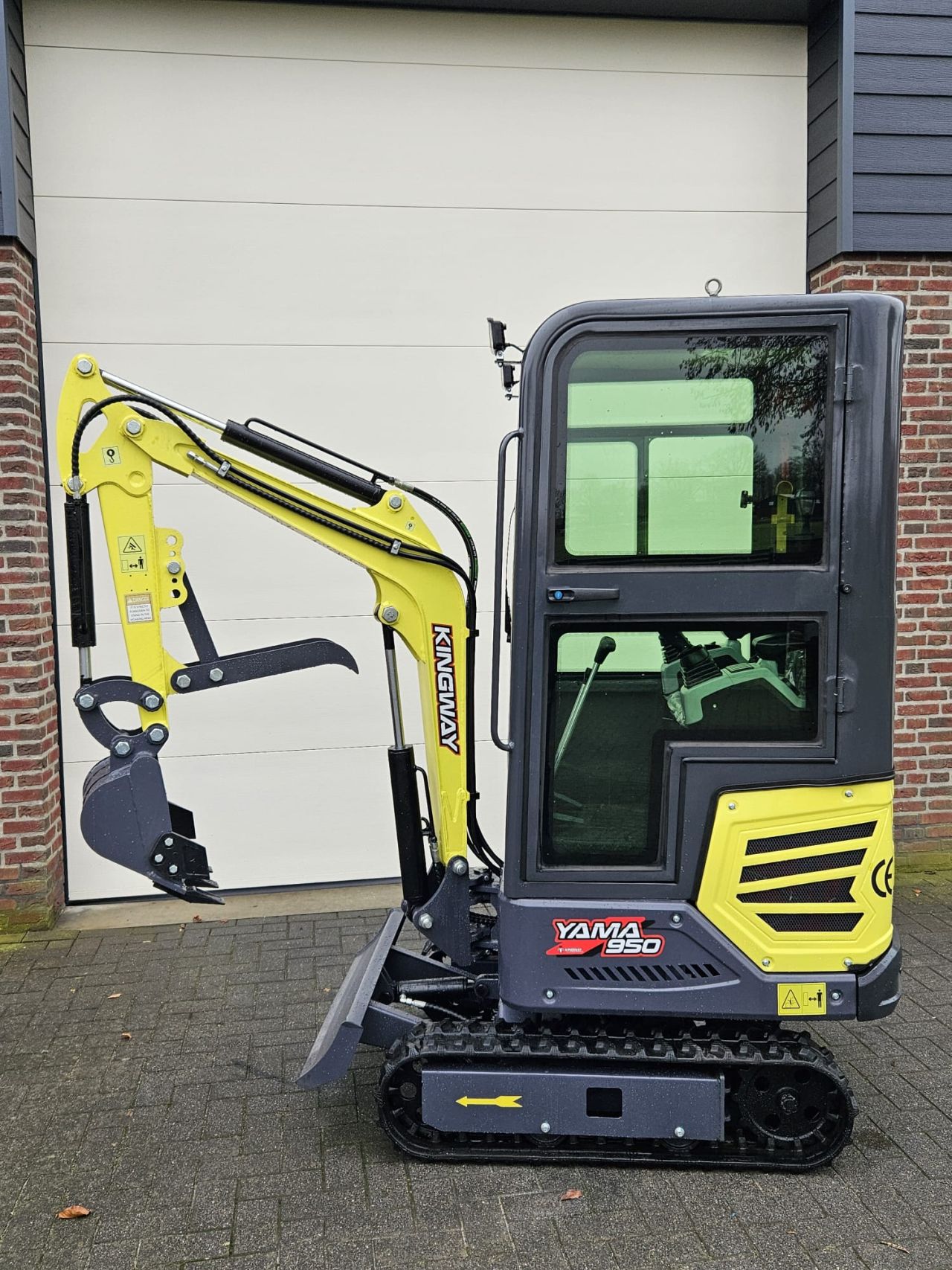 Kingway YAMA 950K Mini Graafmachine minigraver cabine