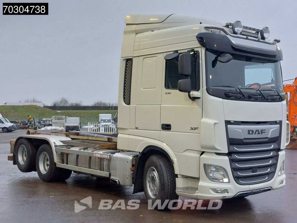 DAF XF 530 6X2 VDL SVL-20-6000 Hooklift Lift-Axle Automatic MX engine Brake Euro 6