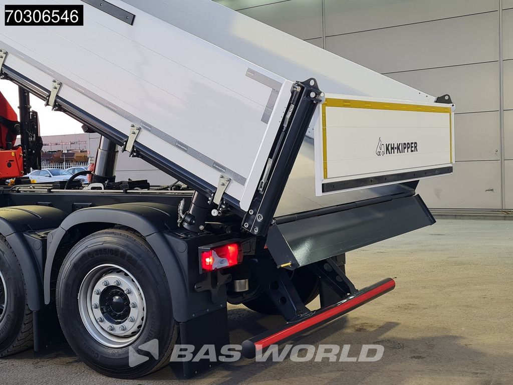 MAN TGS 28.520 6X4 NEW Palfinger PK24001 SLD 5 Kran 2-way tipper Retarder Lift+Steering Axle