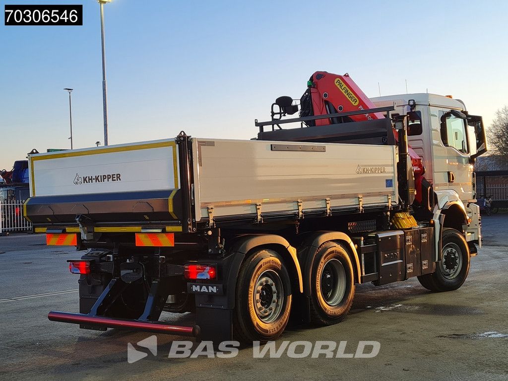 MAN TGS 28.520 6X4 NEW Palfinger PK24001 SLD 5 Kran 2-way tipper Retarder Lift+Steering Axle
