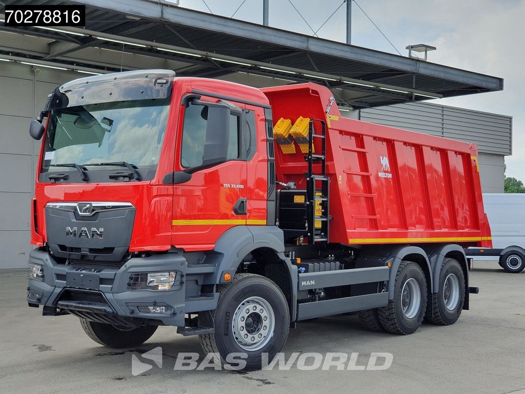 MAN TGS 33.400 6X4 NEW! 16m3 Wielton tipper Manual Body heating Big-Axle Euro 5