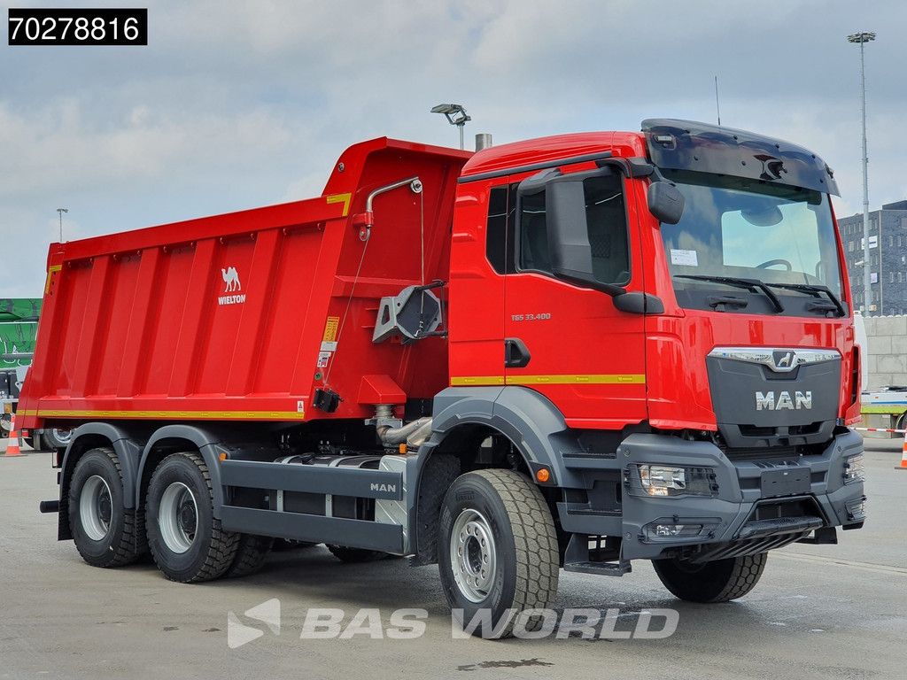MAN TGS 33.400 6X4 NEW! 16m3 Wielton tipper Manual Body heating Big-Axle Euro 5