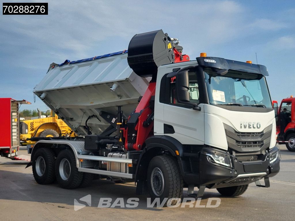 Iveco X-Way 480 6X4 NEW! HMF 2243Z-RCS Z-Crane kran 12m3 KH-Kipper Retarder Big-Axle