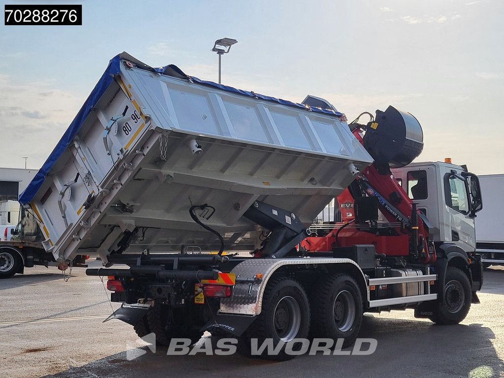 Iveco X-Way 480 6X4 NEW! HMF 2243Z-RCS Z-Crane kran 12m3 KH-Kipper Retarder Big-Axle