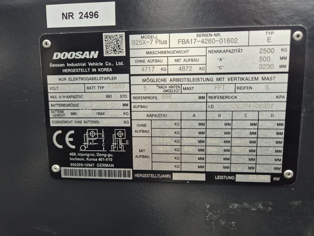 Doosan B25X-7 PLUS
