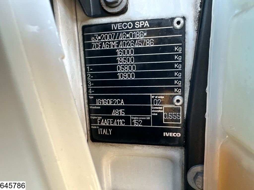 Iveco 160E21 EURO 6, Thermo King, 2 Cool units