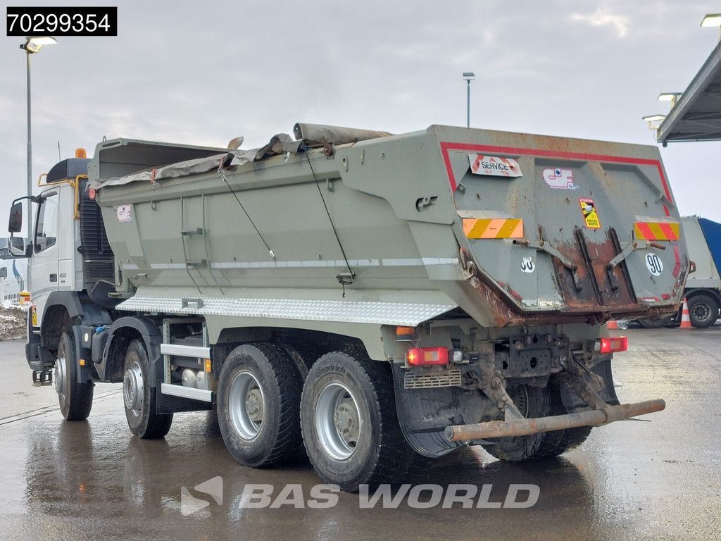 Volvo FMX 450 8X4 16m3 tipper Steel suspension Big-Axle Automatic VEB Euro 6