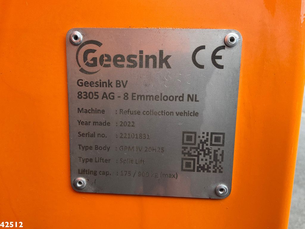 DAF FAG CF 300 Geesink 20m³