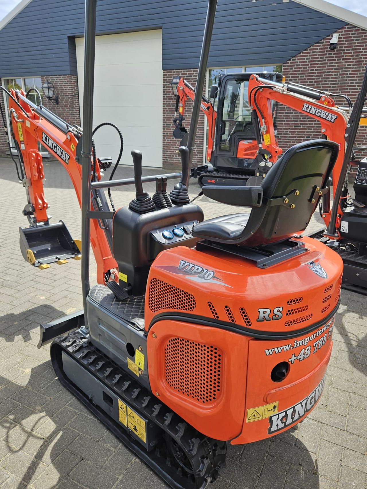 Minigraafmachine Kingway VIP10 CHEAP 3 bakken 3j GARANTIE