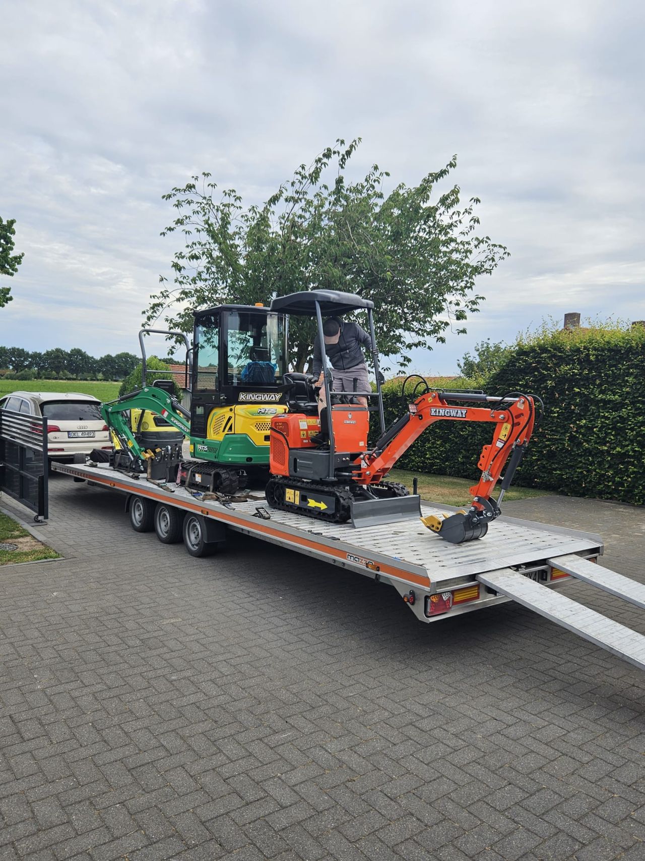 Minigraafmachine Kingway VIP10 CHEAP 3 bakken 3j GARANTIE