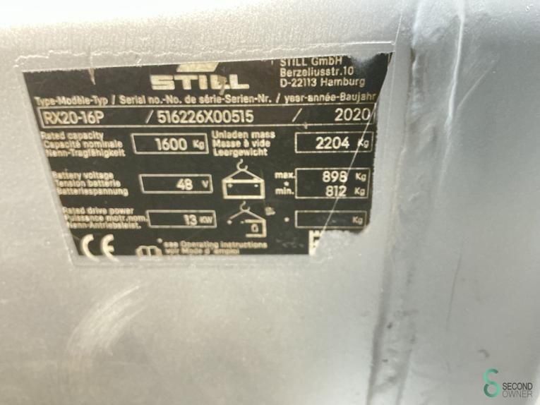 Forklifts Electric Still RX20-16P 2020 Non-marking