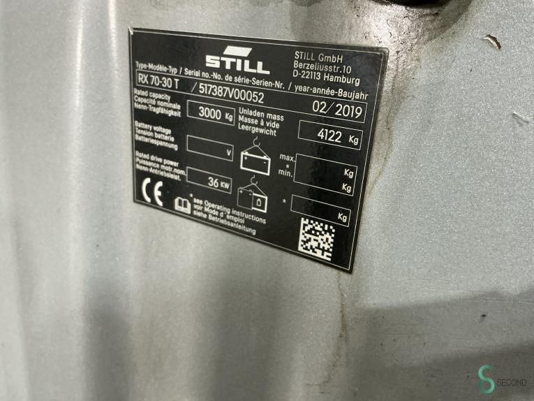 Forklifts LPG Still RX 70-30 T 2019 Fork positioner