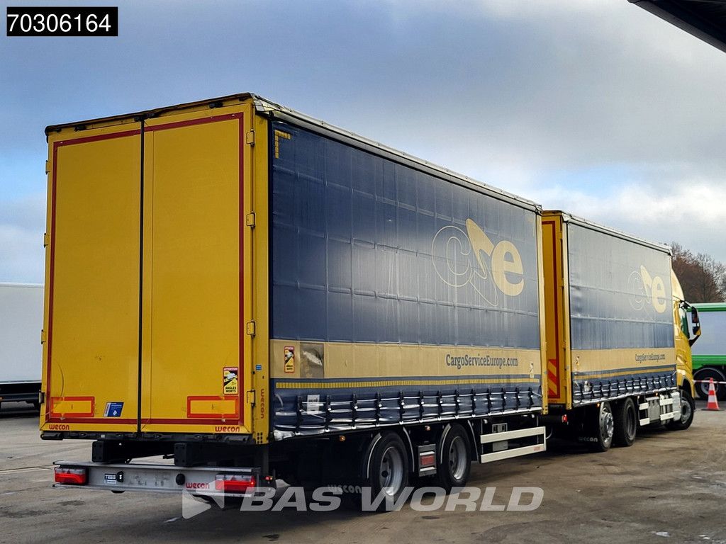 Volvo FH 460 6X2 Curtainsider Combi LNG Engine Sliding roof Lift Axle I-Park cool VEB+