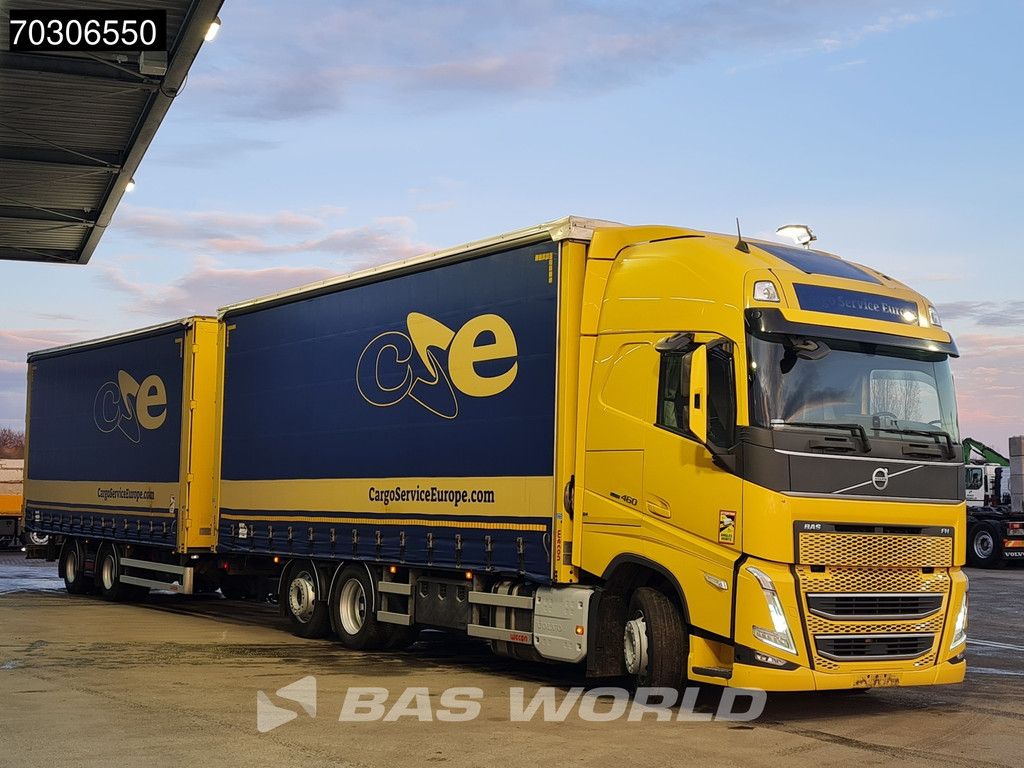 Volvo FH 460 6X2 LNG Engine! curtainside combination Sliding roof Automatic VEB+ Euro 6