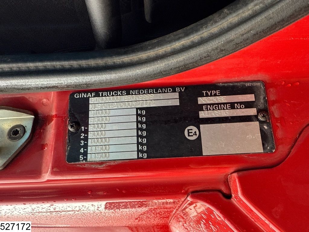Ginaf X 5250 SE 10x4, EURO 5, 33.500 liter, Parcisa, Milk