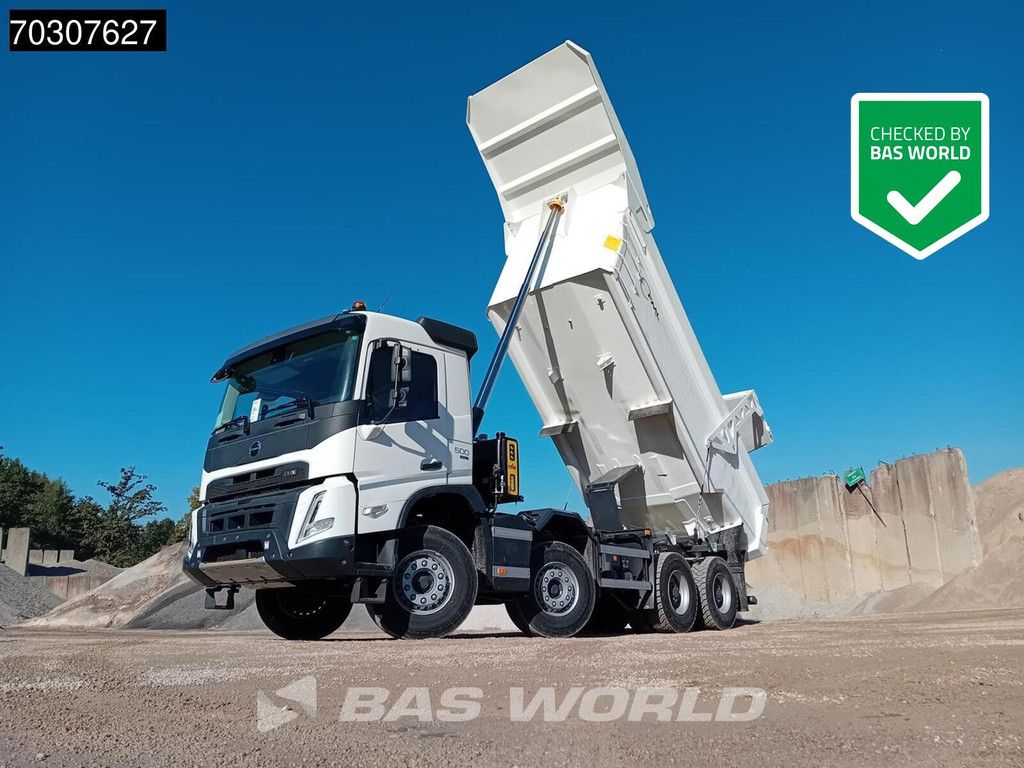 Volvo FMX FMX 500 8X4 22m3 Mining tipper 52tons GVW Steel suspension Big-Axle VEB+ Euro 6