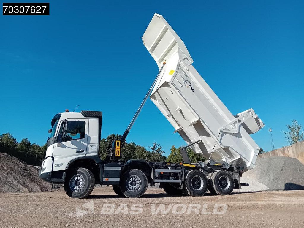 Volvo FMX FMX 500 8X4 22m3 Mining tipper 52tons GVW Steel suspension Big-Axle VEB+ Euro 6