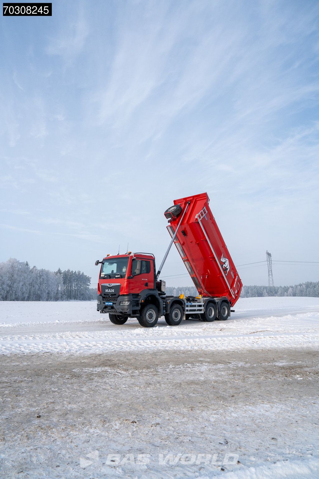 MAN TGS 41.480 8X8 NEW 8x8! 19m3 tipper Steelsuspension Big-Axle Automatic Euro 6