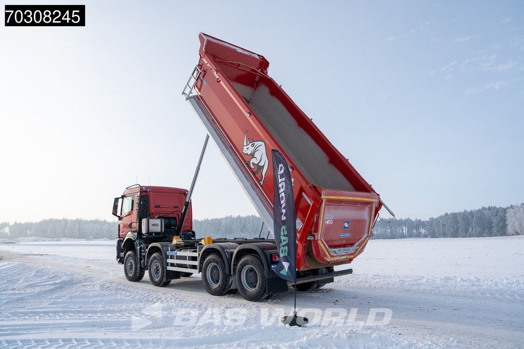 MAN TGS 41.480 8X8 NEW 8x8! 19m3 tipper Steelsuspension Big-Axle Automatic Euro 6