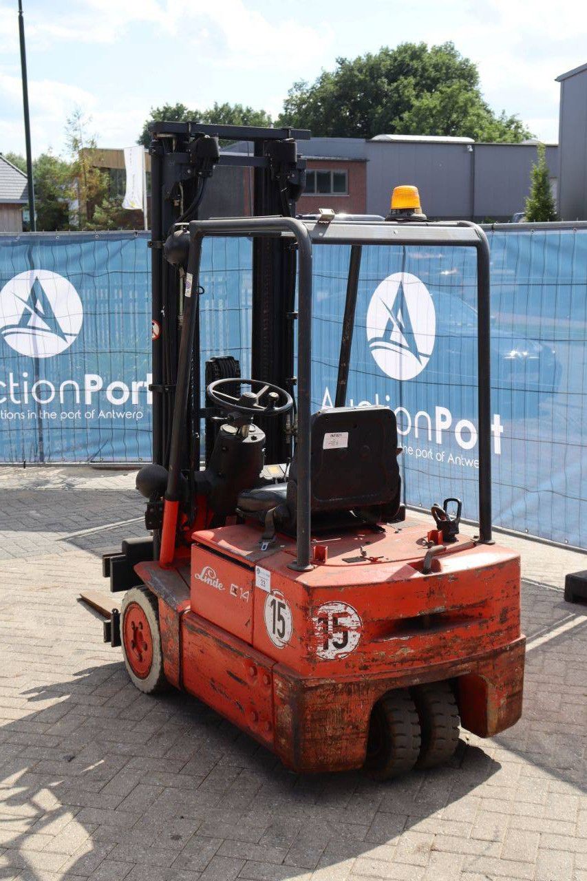 Forklift Linde E14 Electric 1400kg 3.5m 1994