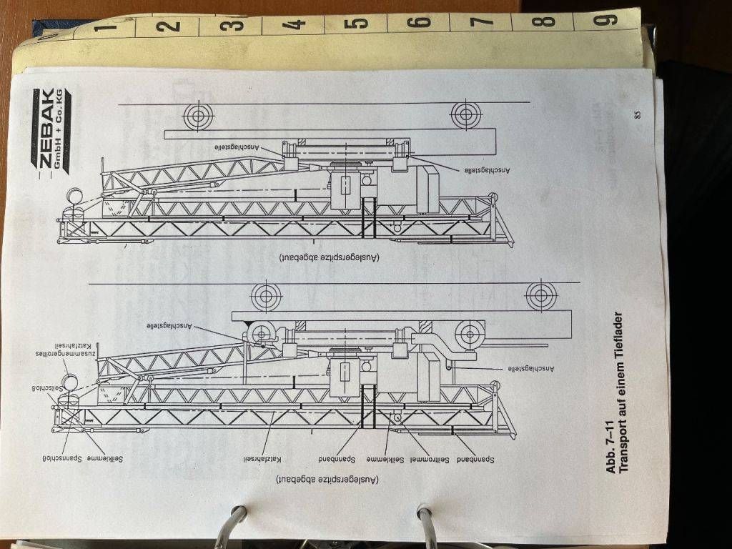 Construction crane DAF 2500 Diesel 1985/Movilift 200-1 Electric 1999