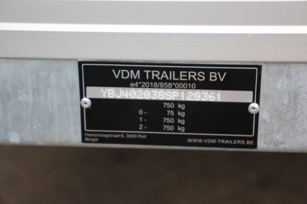 Closed trailer VDM Trailers 300x150cm 2025 New