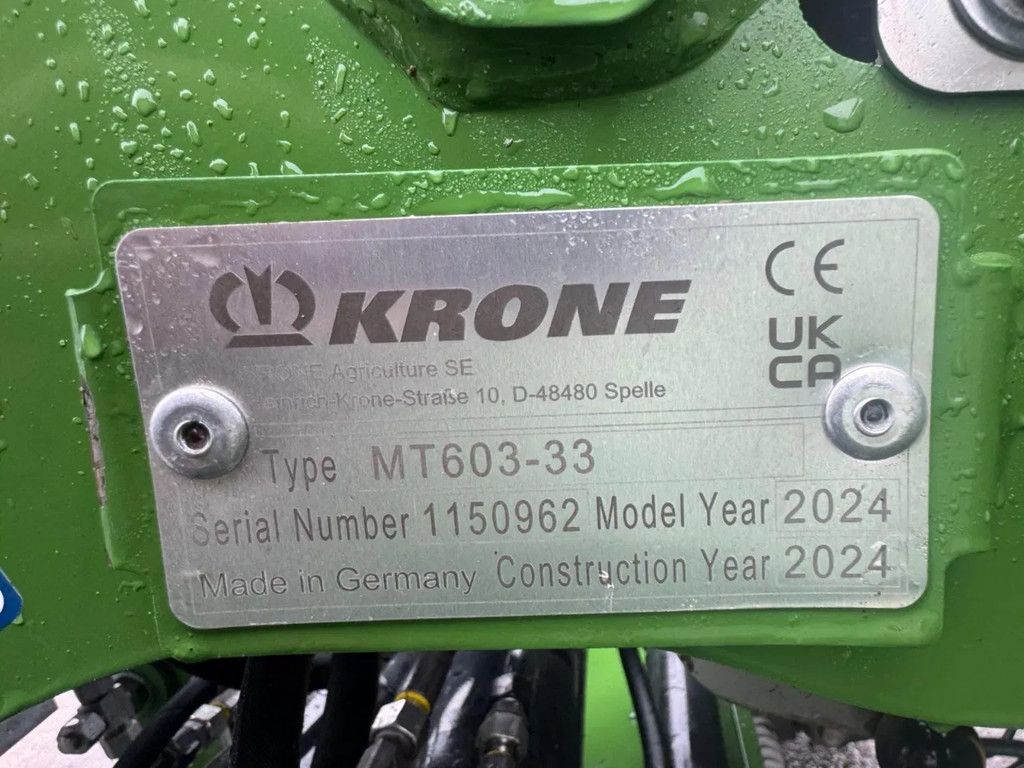Krone B 880 CV + easy cut F 320 CV Triple maaier