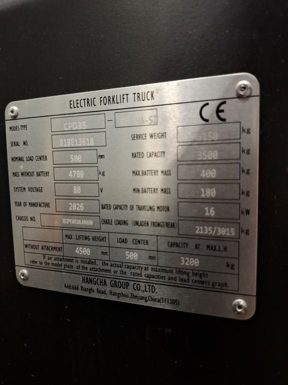 Hangcha CPD35-XEY2HA-SI