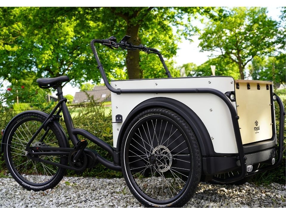 Elektrische bakfietsen ROYAL CARGO BIKE twee en driewieler