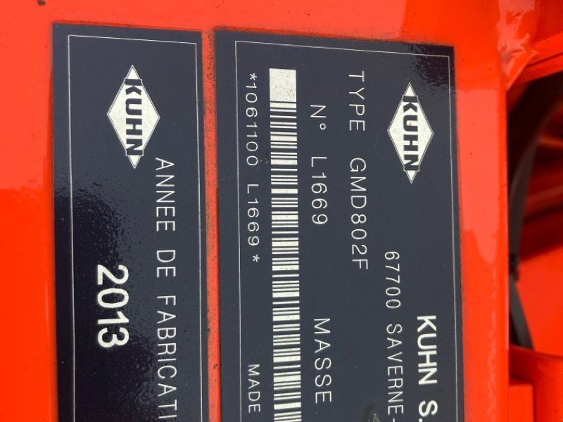 Kuhn GMD 802 F