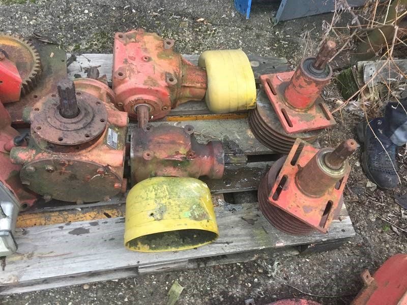 Sauerburger H3000 ETs Getriebe, Riemenscheibe, Seitengetriebe