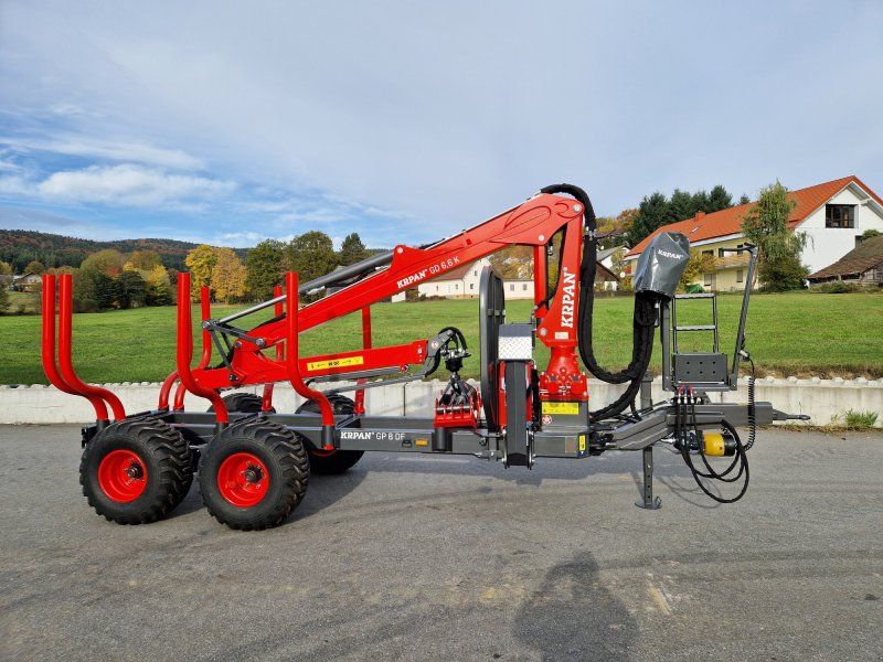 Krpan GP 8 DF GD 6,6 K Rückewagen lbremse Hydraulische Bremse Ei