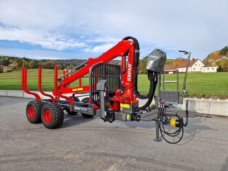 Krpan GP 8 DF GD 6,6 K Rückewagen lbremse Hydraulische Bremse Ei