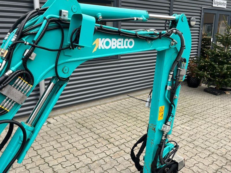 Kobelco SK17SR-3E Monteret med Rotortilt og centralsmørring.