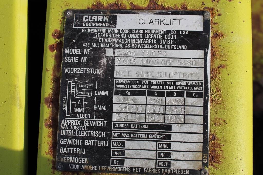 Clark C500 Y 80 PD