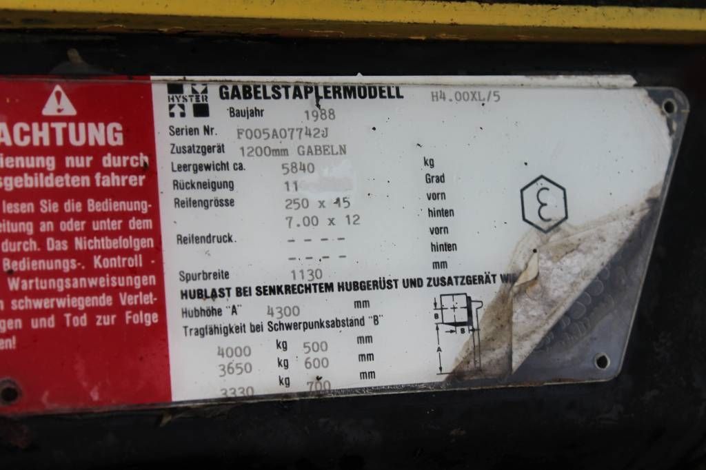 Hyster H 4.00 XL-5
