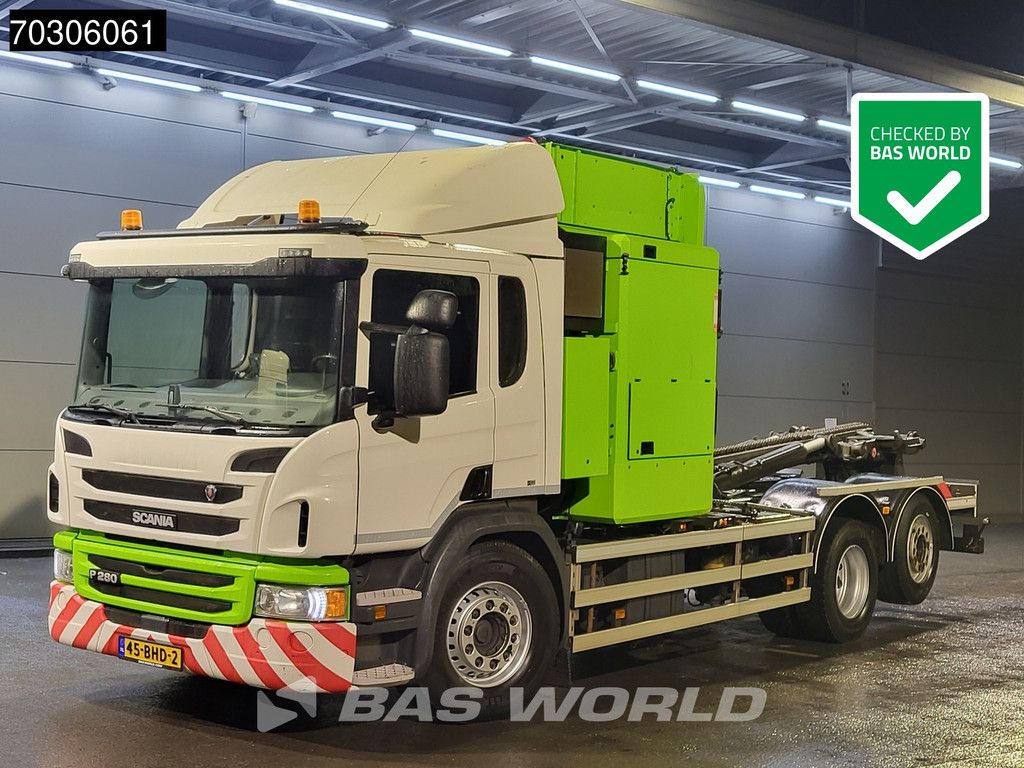 Scania P P280 6X2 NL-Truck VDL IES Plus Duo + side loader Automatic Euro 6