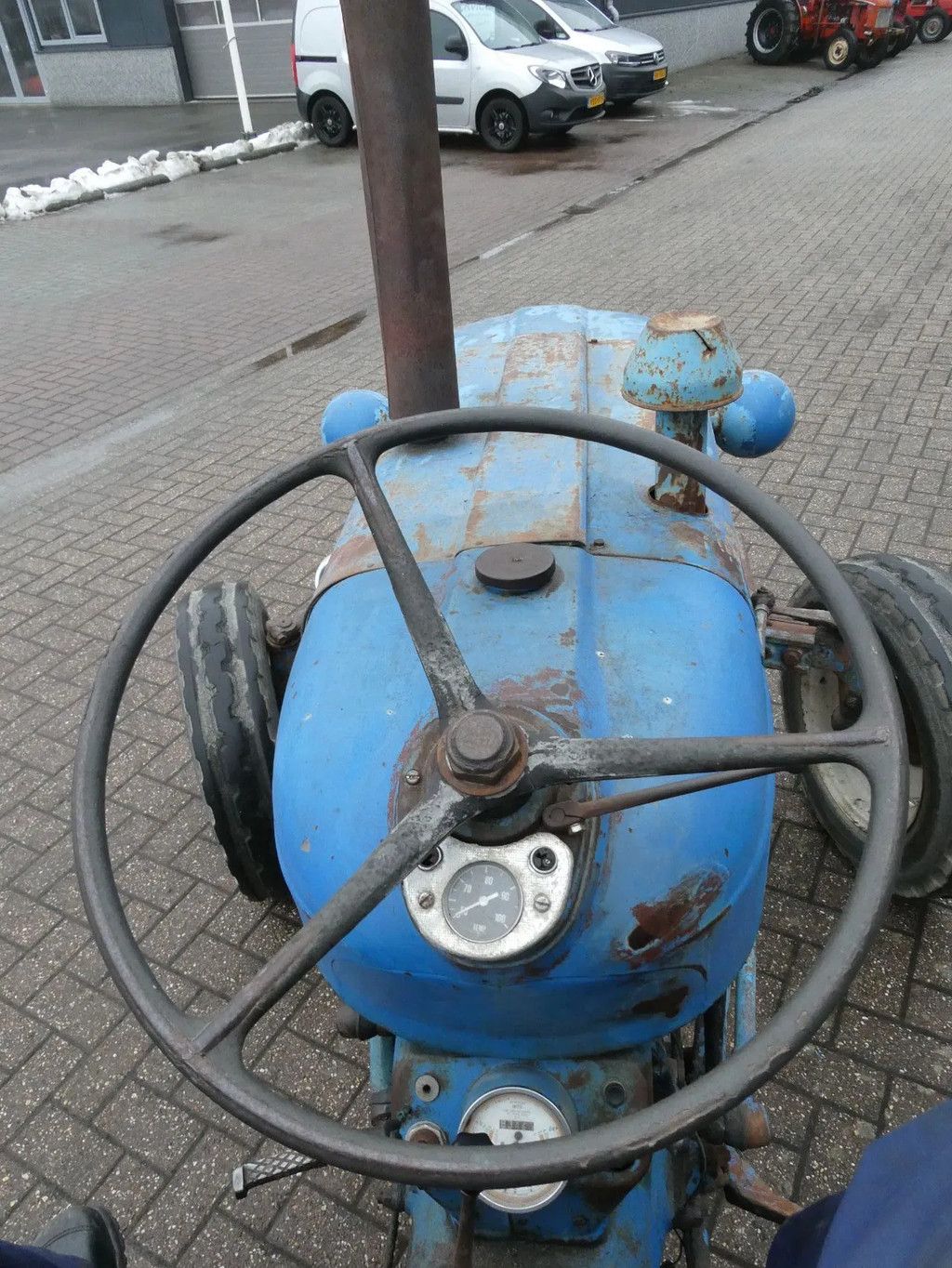 Ford Dexta 2wd / Margetrekker / Kruipbak / Kenteken