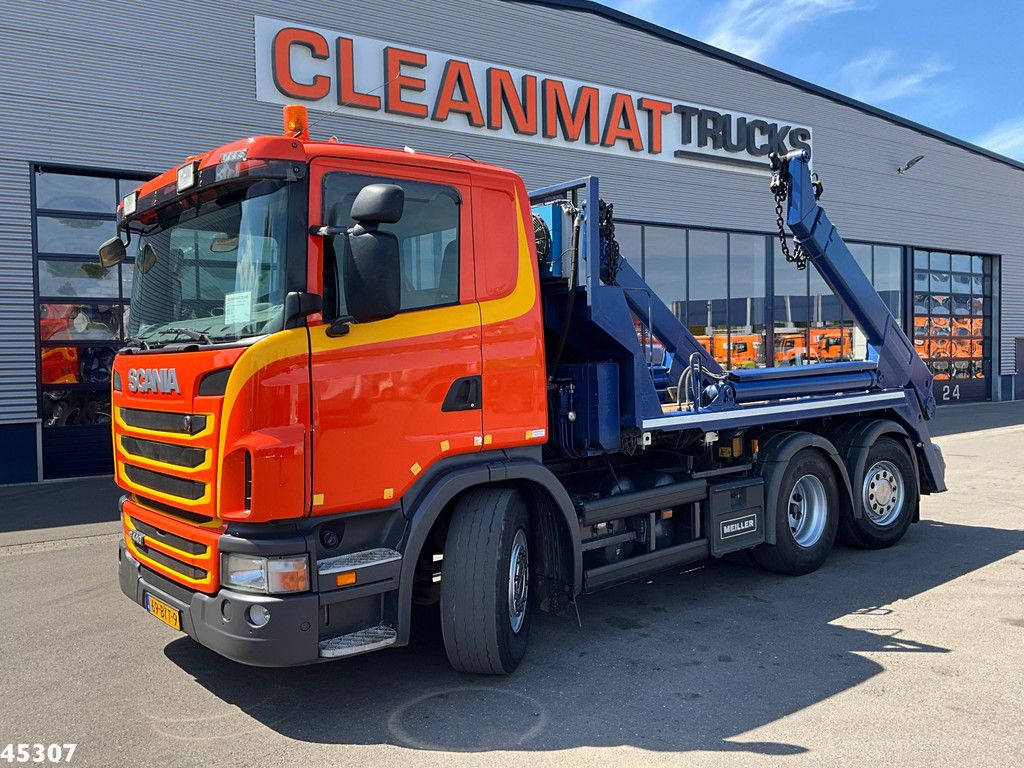 Scania G 440 6x2 Meiller 16 Tons portaalarmsysteem