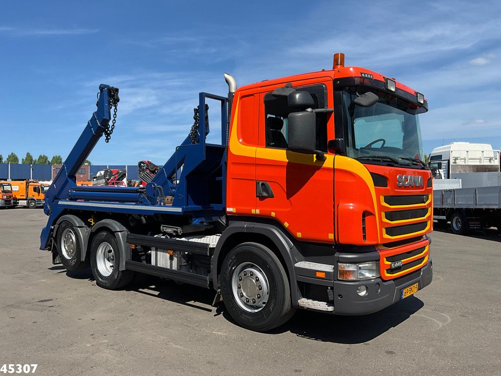 Scania G 440 6x2 Meiller 16 Tons portaalarmsysteem