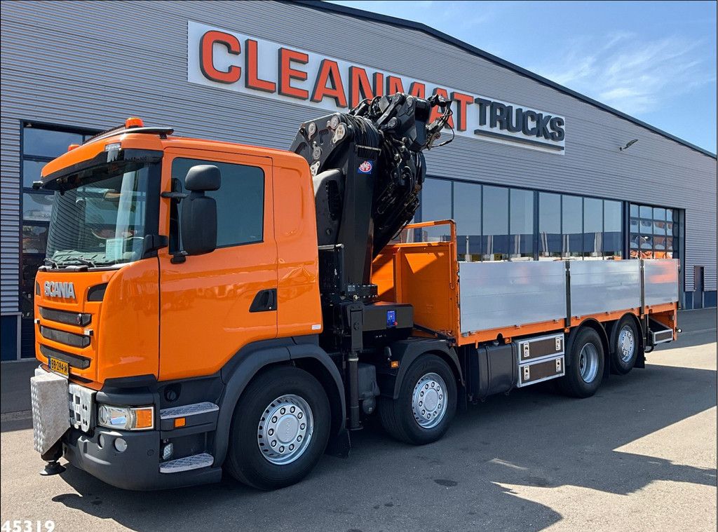 Scania G 450 Euro 6 HMF 60 Tonmeter laadkraan + Fly-Jib
