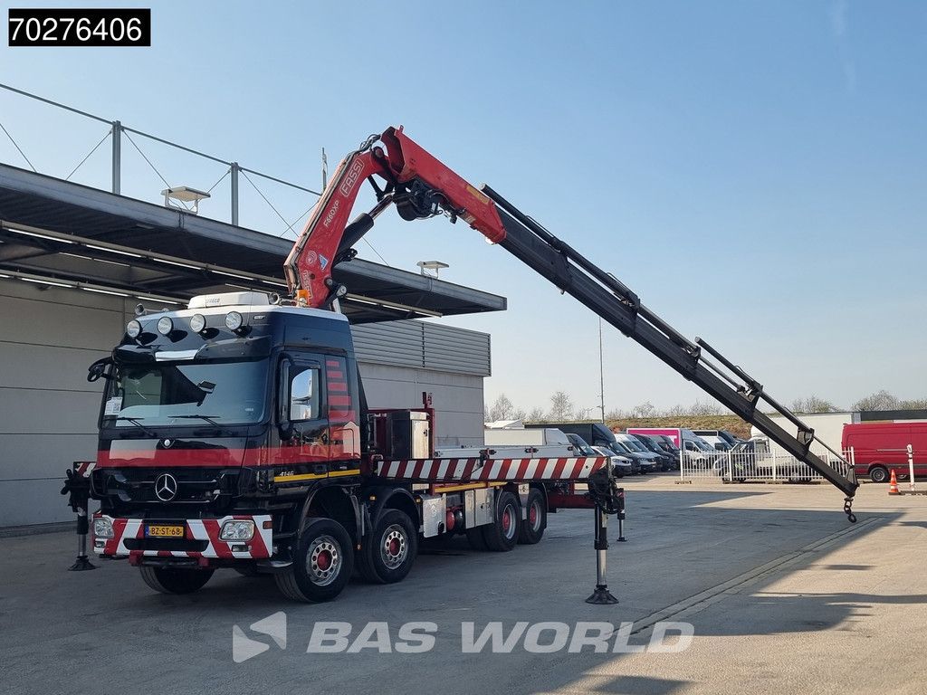 Mercedes Actros 4146 8X4 FASSI F600AXP.26 Crane Kran NL-Truck Euro 5