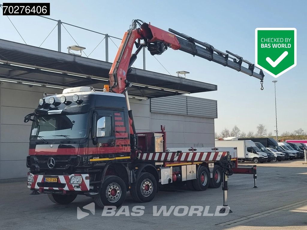 Mercedes Actros 4146 8X4 FASSI F600AXP.26 Crane Kran NL-Truck Euro 5