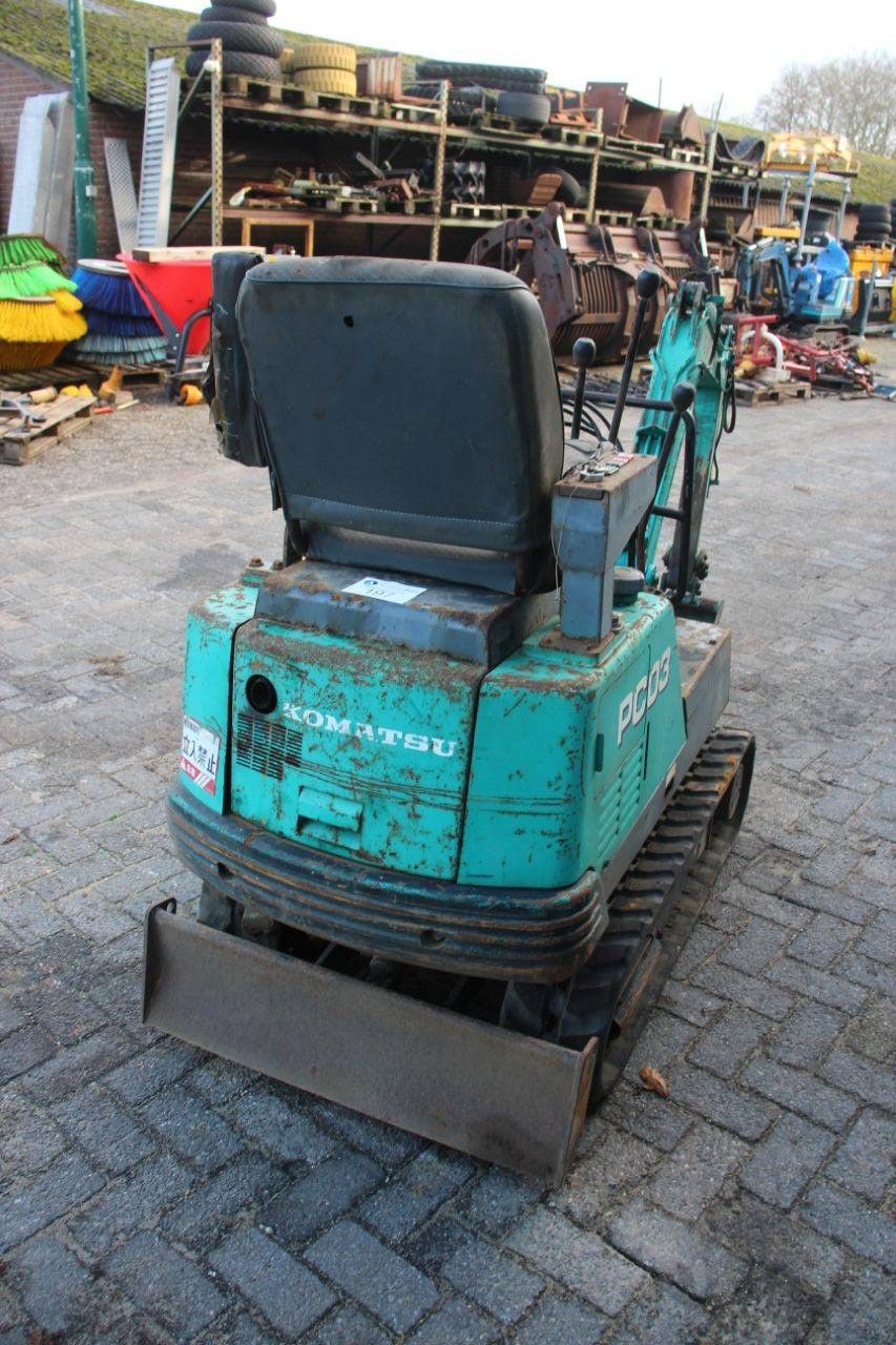 Mini excavator Komatsu PC03-1 Diesel 5.5kW