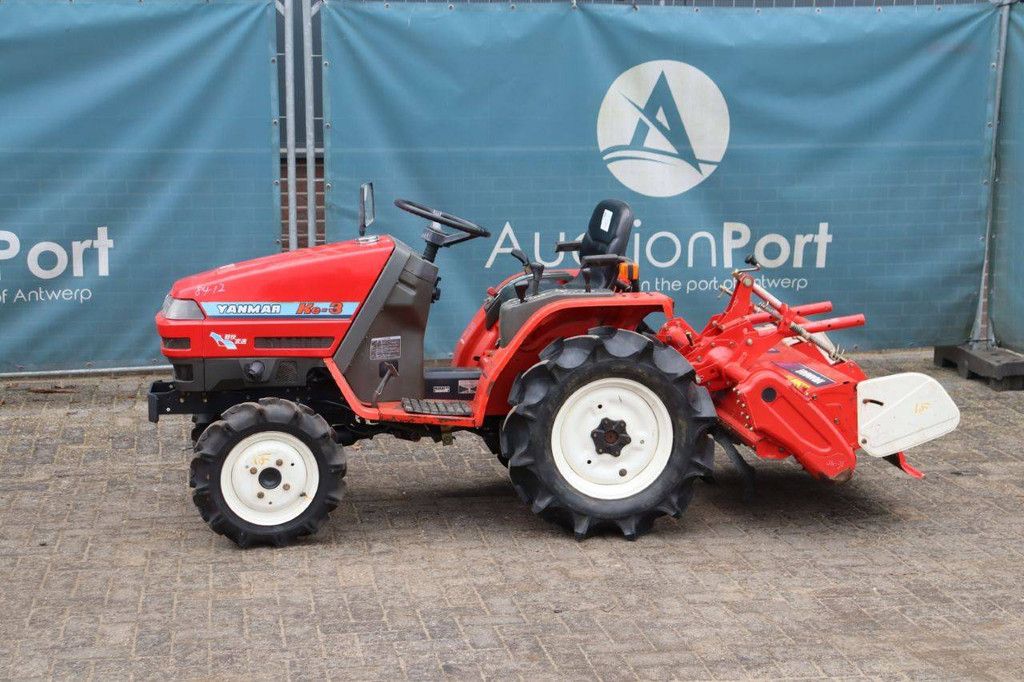 Minitractor Yanmar Ke-3 Diesel 13.5pk met grondfrees