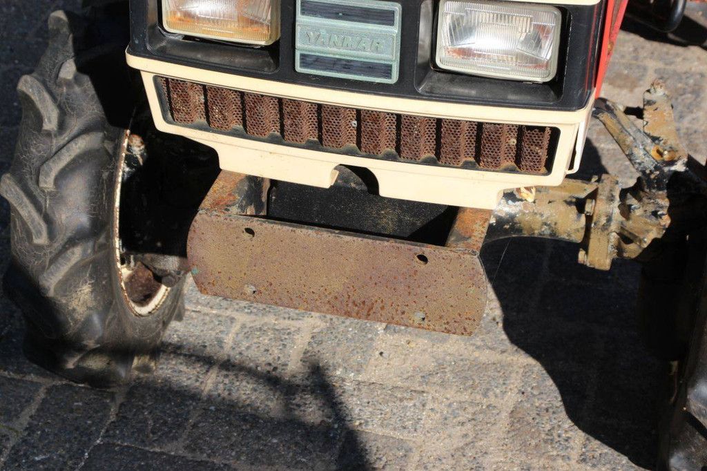 Kleintraktor Yanmar F14D Diesel 14 PS mit Grubber