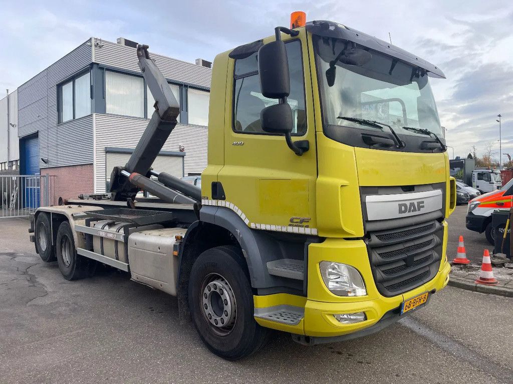 DAF CF 400 VDL 26 T Haaksysteem 6x2 Handgeschakelt Euro 6 !! 10 Banden liftas