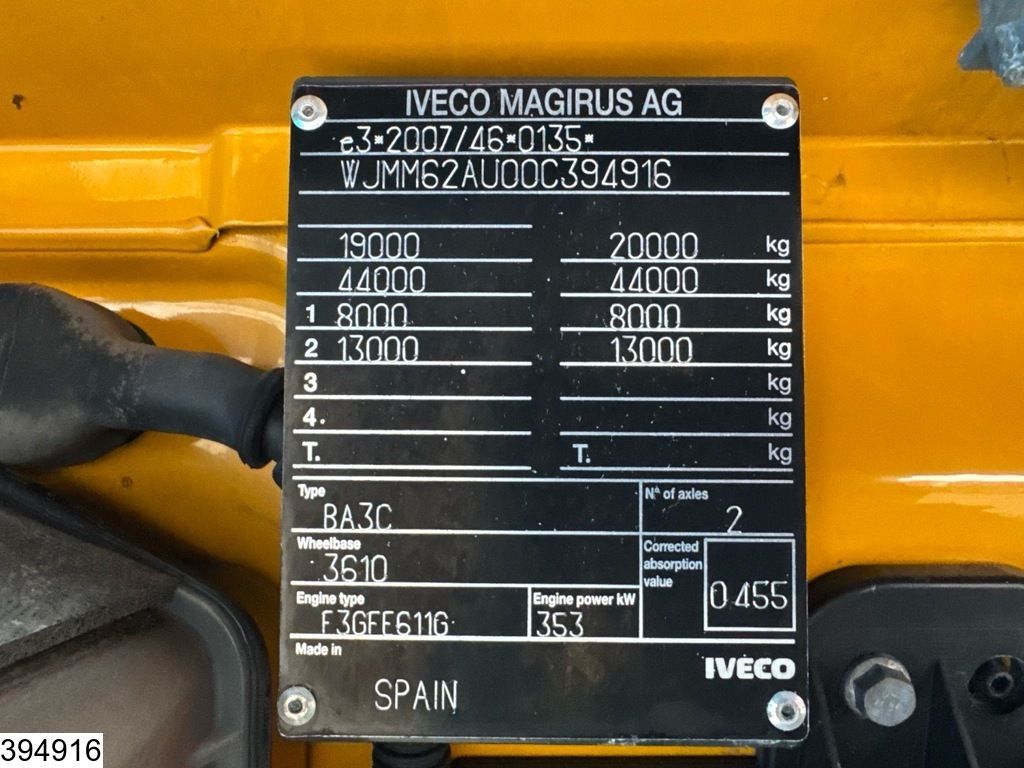 Iveco Stralis 480 EURO 6, Standairco